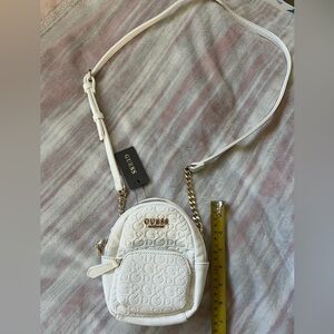 Guess White Mini Crossbody Bag